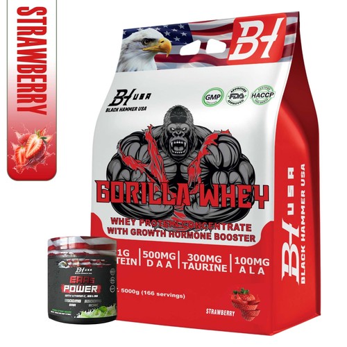 Gorilla whey 5kg erdbeere - gorilla,