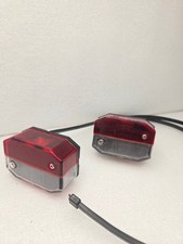 2x Aspöck Flexipoint - Positionsleuchte - Begrenzungsleuchte - ROT Weiß