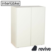 Interlübke Cube Sideboard Holz Weiß Creme Kommode