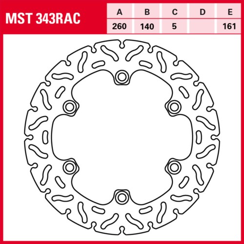 Brake disk scheibenbremse - disk, trw