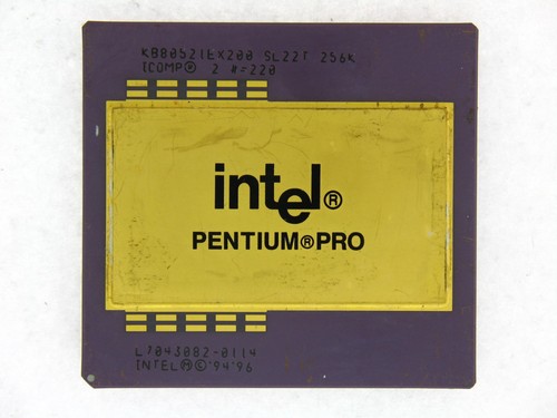 Vintage intel pentium - intel, pro