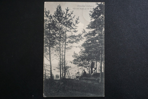 Lubmin blick vom wald - ak, auf