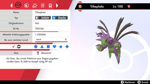 Shiny trikephalo 6iv lvl - shiny,