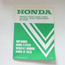 Werkstatthandbuch Honda Stromerzeuger EG850 1000 1200 1400 1500 1800 1900 2200 X