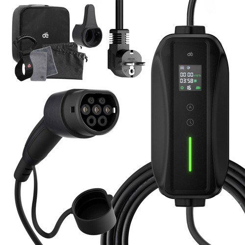 Ladekabel typ 2 - typ, schuko
