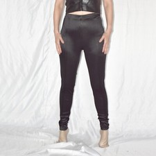 Glänzende Satinhose* XS (34) * stretchige Leggings* wetlook Glanz Leggins