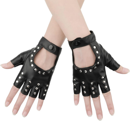 Paar punk handschuhe - 1,