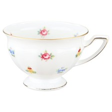 Kaffeetasse einfache Goldlinie Rosenthal Maria Streublume mit Goldrand