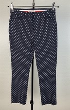 NEU! ADAGIO Damen Gr. 36 S Stretch Jeans Hose navy blau weiß gepunktet 90A