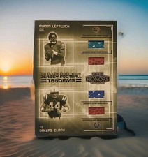 2003 Playoff Honors Jersey-Football /75 Byron Leftwich Dallas Clark Rookie RC