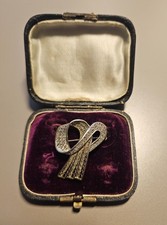 Schleifenbrosche Art Deco 800
