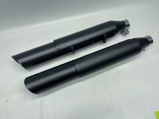 Harley Davidson Fatboy Slim Endschalldämpfer Auspufföpfe Exhaust Silencer #2285