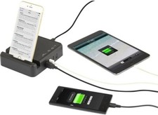 VOLTCRAFT USB-Ladestation 4 x Dockingstation Ladegerät Universal DTPS-6000