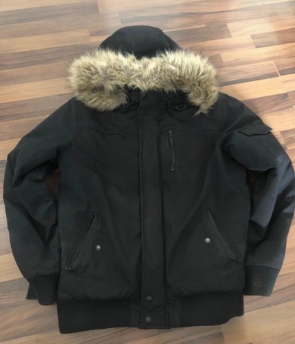 Winterjacke schwarz mit - winterjacke,