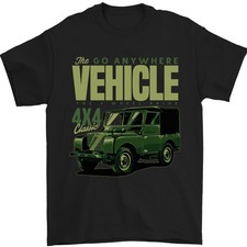 Das Go Anywhere Fahrzeug 4X4 Offroad Herren T-Shirt 100% Baumwolle