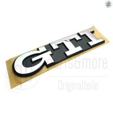 Original VW Golf 3 MK3 GTI Emblem Zeichen hinten silber chrom 1H6853687AJ Z10