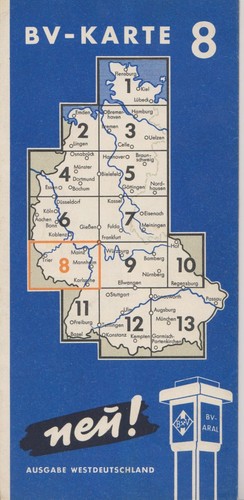 Aral strassenkarte landkarte - aral,