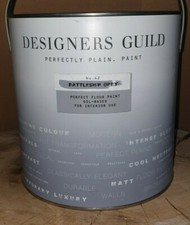 DESIGNERS GUILD,Ölfarbe 2,43L,Battleship grey Intens glowing,DIY,SHABBY CHICK,