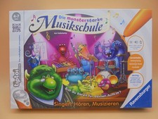 Ravensburger Tiptoi Lernspiel Die Monsterstarke Musikschule, alles komplett
