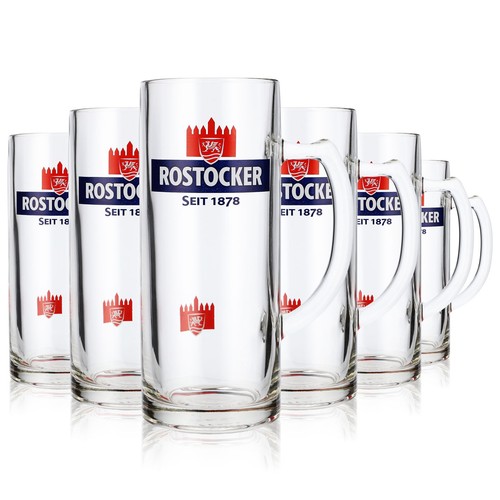 Rostocker bier glas krug - glas,