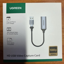 UGREEN HD Video Capture Card, 4K HDMI Auf USB C/A Capture Card, 1080P Video!