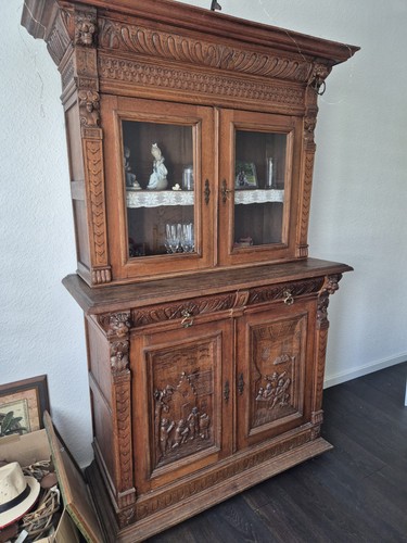 Schöne alte vitrine buffet - schöne,
