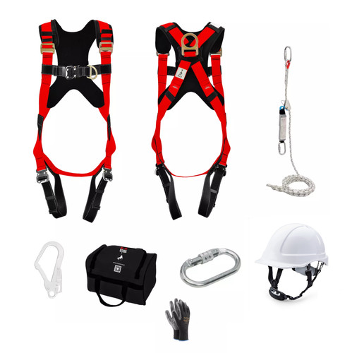 Dachdecker fallschutz set - dachdecker,