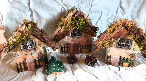 Holzhaus dekohaus frühling - dekohaus,