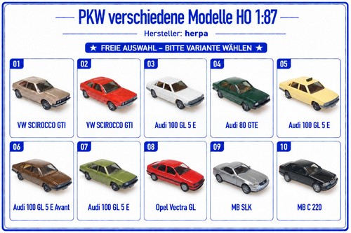 Herpa pkw modelle - modelle, –
