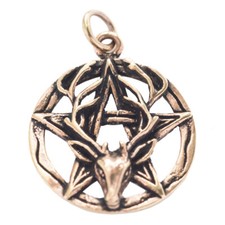 Bronzeanhänger Pentagramm und