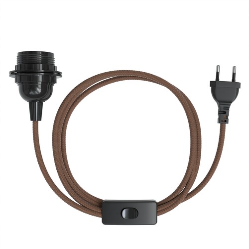 Lampensockel mit kabel e27 - mit,