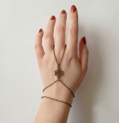 Bronze keltischer knoten - bronze,