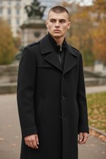 Kurze herren wollmantel - kurze,