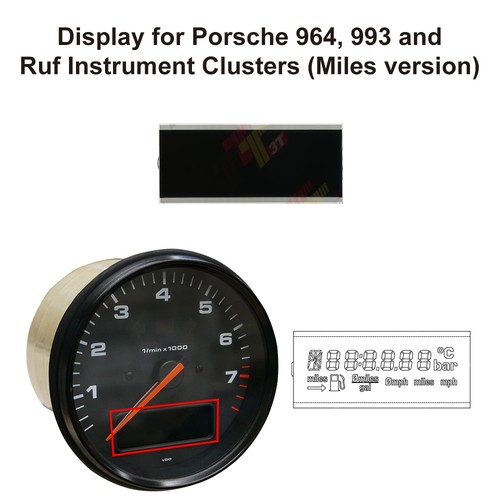 Display für porsche - display, 993