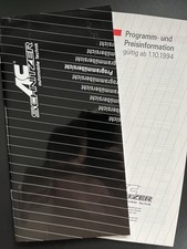 AC Schnitzer Programm  E30 E36 E34 E32 E31 Z1 1993/1994 + Preise  10/1994 
