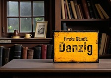 Ihr Wunschort auf einem alten Ortsschild Ostpreußen Schlesien Pommern Schild