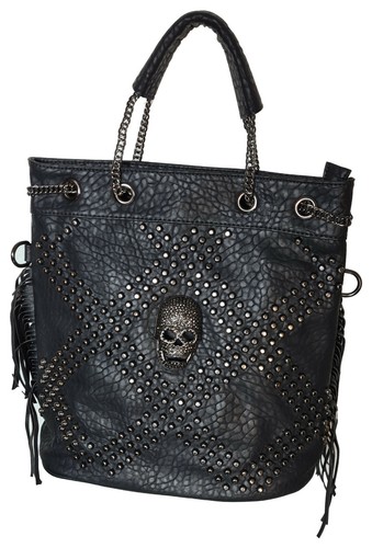 Bucket handtasche skull - handtasche,