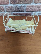 Puppenbett Metall Um 1940