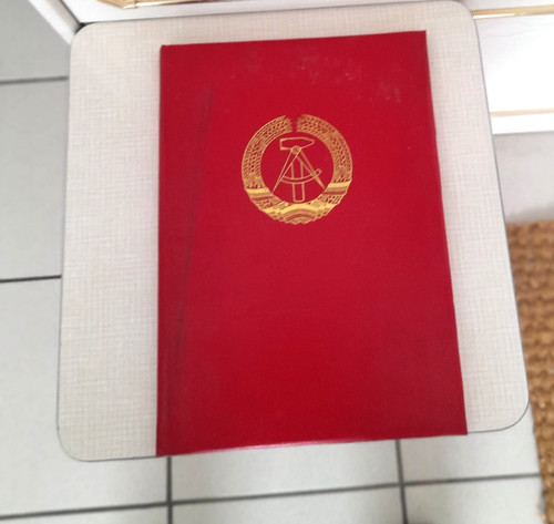 Ehrenurkunde ddr jahre - ehrenurkunde, "
