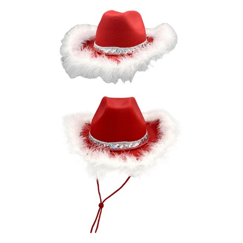 Roter cowgirlhut für damen - cowgirlhut,
