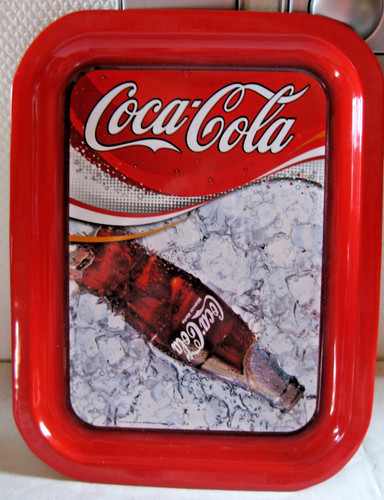 Coca cola tablett 30 cm - tablett,