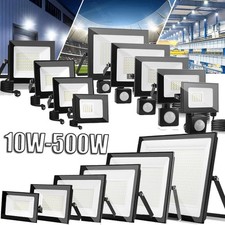 LED Fluter Außen Strahler ohne/mit Bewegungsmelder/Stecker 20W 30W 50W 100W 500W