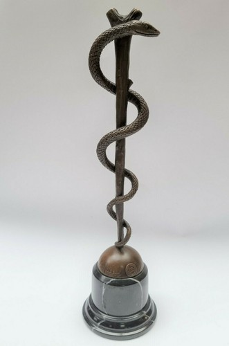 Bronze äskulap apotheke - bronze,