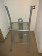 Hi-Fi rack Metall und Glas