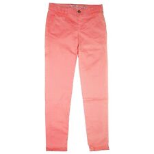 Exit Brooklyn Damen Stoff Jeans Hose Chino Sommer stretch Slim W26 L32 Rosa NEU
