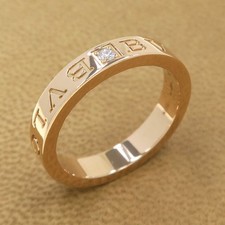 BVLGARI 1P Diamant Logo Band