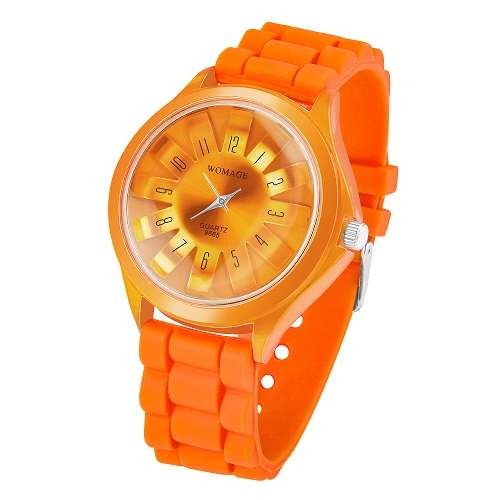 Silikon armbanduhr damen uhr - silikon,
