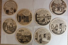 8  versch.  SERIEN  BIERDECKEL