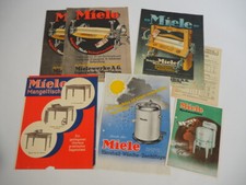 Miele Waschmaschine Prospekt Preisliste Mangeltisch Wäschemangel HWZ