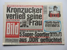 Bild Zeitung vom 14.07.1989